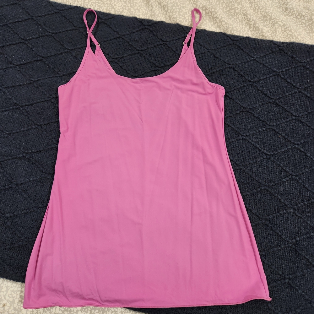 2/15$Jockey Pink Nylon Blend Top